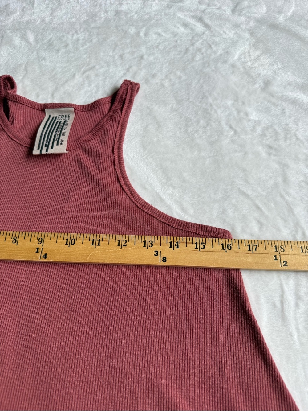 We The Free Maroon Swing Tank Top - Picture 6 of 7